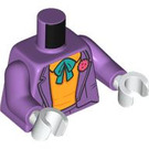 LEGO Lavande moyenne Joker Minifig Torse (973 / 76382)