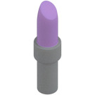 LEGO Lipstick with Medium Stone Gray Handle (25866 / 93094)