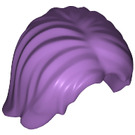 LEGO Medium lavendel Midden lengte Tousled Haar met midden scheiding (88283)