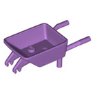 LEGO Mittlerer Lavendel Minifigure Wheelbarrow Körper (65411 / 98288)