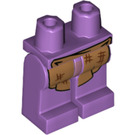 LEGO Medium lavendel Mrs Flume Minifigure Heupen en benen (3815 / 79159)