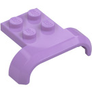 LEGO Medium Lavender Mudguard Plate 2 x 2 with Shallow Wheel Arch (28326)