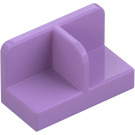 LEGO Mittlerer Lavendel Paneel 1 x 2 x 1 mit Dünn Central Divider und Abgerundete Ecken (18971 / 93095)