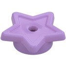 LEGO Medium Lavender Plate 1 x 1 Round with Star (11609 / 28619)