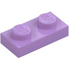 LEGO Medium lavendel Plade 1 x 2 (3023 / 28653)