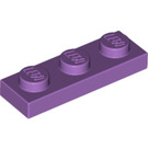 LEGO Medium lavendel Plaat 1 x 3 (3623)