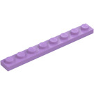 LEGO Středně levandulová Deska 1 x 8 (3460)