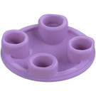 LEGO Medium Lavender Plate 2 x 2 Round with Rounded Bottom (2654 / 28558)