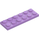 LEGO Medium lavendel Plaat 2 x 6 (3795)