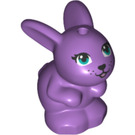 LEGO Medium Lavender Rabbit with Turquoise Eyes (72584 / 77305)