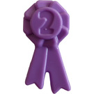 LEGO Lavande Moyenne Rosette Ribbon No. 2 (92355)