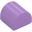 LEGO Medium lavendel Helling 1 x 1 Gebogen (49307)