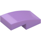 LEGO Medium Lavender Slope 1 x 2 Curved (3593 / 11477)