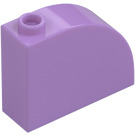 LEGO Medium lavendel Skråning 1 x 3 x 2 buet (33243)