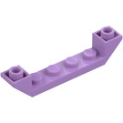 LEGO Medium Lavender Slope 1 x 6 (45°) Double Inverted with Open Center (52501)