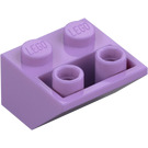 LEGO Lavanda medio Con pendiente 2 x 2 (45°) Invertido con espaciador plano debajo (3660)