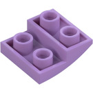 LEGO Mittlerer Lavendel Schrägstein 2 x 2 x 0.7 Gebogen Invers (32803)