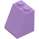 LEGO Lavanda medio Con pendiente 2 x 2 x 2 (65°) con tubo inferior (3678)