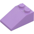 LEGO Medium Lavender Slope 2 x 3 (25°) with Rough Surface (3298)