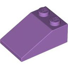 LEGO Medium lavendel Helling 2 x 3 (25°) met ruw oppervlak (3298)