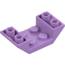 LEGO Medium Lavender Slope 2 x 4 (45°) Double Inverted with Open Center (4871)