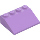 LEGO Mittlerer Lavendel Schrägstein 3 x 4 (25°) (3016 / 3297)