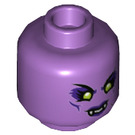 LEGO Medium Lavender Spider Queen Minifigure Head (Recessed Solid Stud) (3626 / 76833)