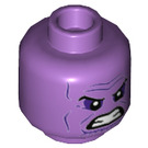 LEGO Mittlerer Lavendel Thanos Minifigure Kopf (Einbau-Vollbolzen) (3626 / 82277)