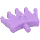 LEGO Medium lavendel Tiara met 5 punten en Indentation  (93080)