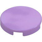 LEGO Medium Lavender Tile 2 x 2 Round with Bottom Stud Holder (14769)