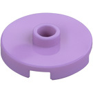 LEGO Medium Lavender Tile 2 x 2 Round with Stud (18674)