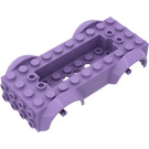 LEGO Medium Lavender Vehicle Base with Same Color Wheel Holders (11650 / 12622)