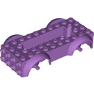 LEGO Medium Lavender Vehicle Base with Same Color Wheel Holders (11650 / 12622)