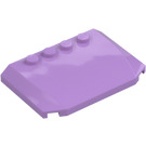 LEGO Medium Lavender Wedge 4 x 6 Curved (52031)