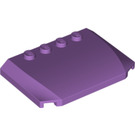 LEGO Medium Lavender Wedge 4 x 6 Curved (52031)