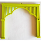 LEGO Medium Lime Column Bow without Fence (33086)