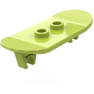 LEGO Medium Lime Skateboard with Two Wheel Clips (45917)