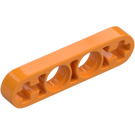 LEGO Medium oranje Balk 4 x 0.5 Dun met As Gaten (32449 / 63782)