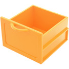 LEGO Mittlere Orange Schrank Drawer Groß (6883)