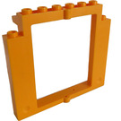 LEGO Medium Orange Door Frame 2 x 8 x 6 Revolving without Bottom Notches (40253)