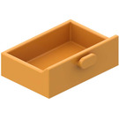 LEGO Medium Orange Drawer without Reinforcement (4536)