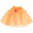 LEGO Medium Oranje Lang Sheer Skirt met Diamant (44612 / 44613)