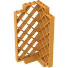 LEGO Medium Orange Panel 6 x 6 x 12 Corner Lattice (30016)