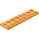 LEGO Medium Oranje Plaat 2 x 8 (3034)