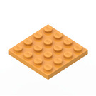 LEGO Středně oranžová Deska 4 x 4 (3031)