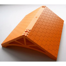 LEGO Medium Orange Roof 1/4 with Projection (33179)