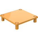 LEGO Medium Orange Scala Table 7 x 7 x 1 & 1/3 (6965)