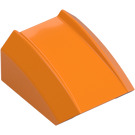 LEGO Medium Orange Slope 1 x 2 x 2 Curved (30602 / 47904)