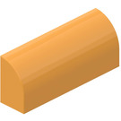 LEGO Medium oranje Helling 1 x 4 Gebogen (6191 / 10314)