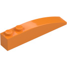 LEGO Medium orange Skråning 1 x 6 buet (41762 / 42022)